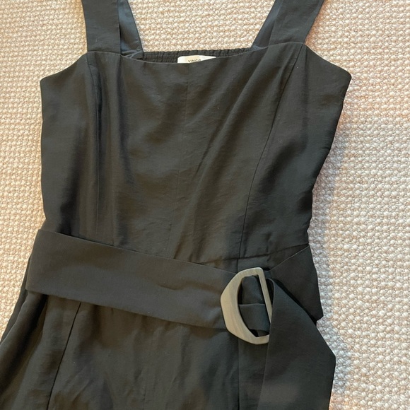 VINCE Belted Jumpsuit in black size 6 - Picture 5 of 15